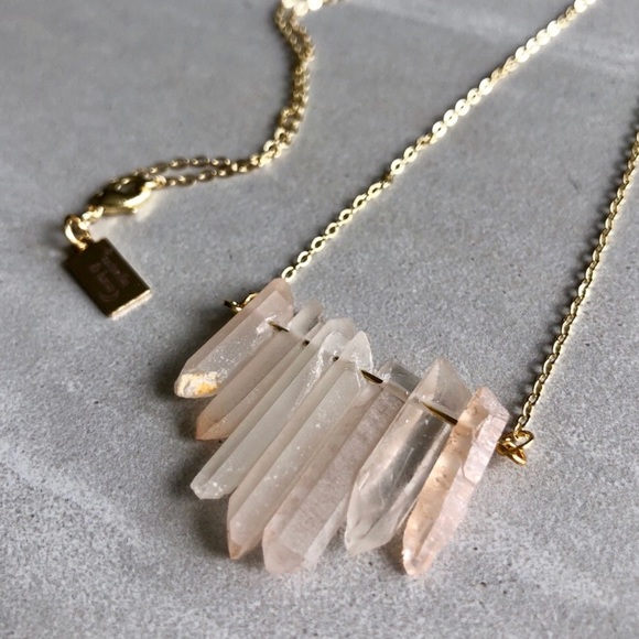 Estrella & Luna Jewelry - 1 LEFT! 14K Gold Handmade Quartz Necklace✨